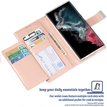 iPhone 14 Compatible Case Cover With Bluemoon Diary - HotPink